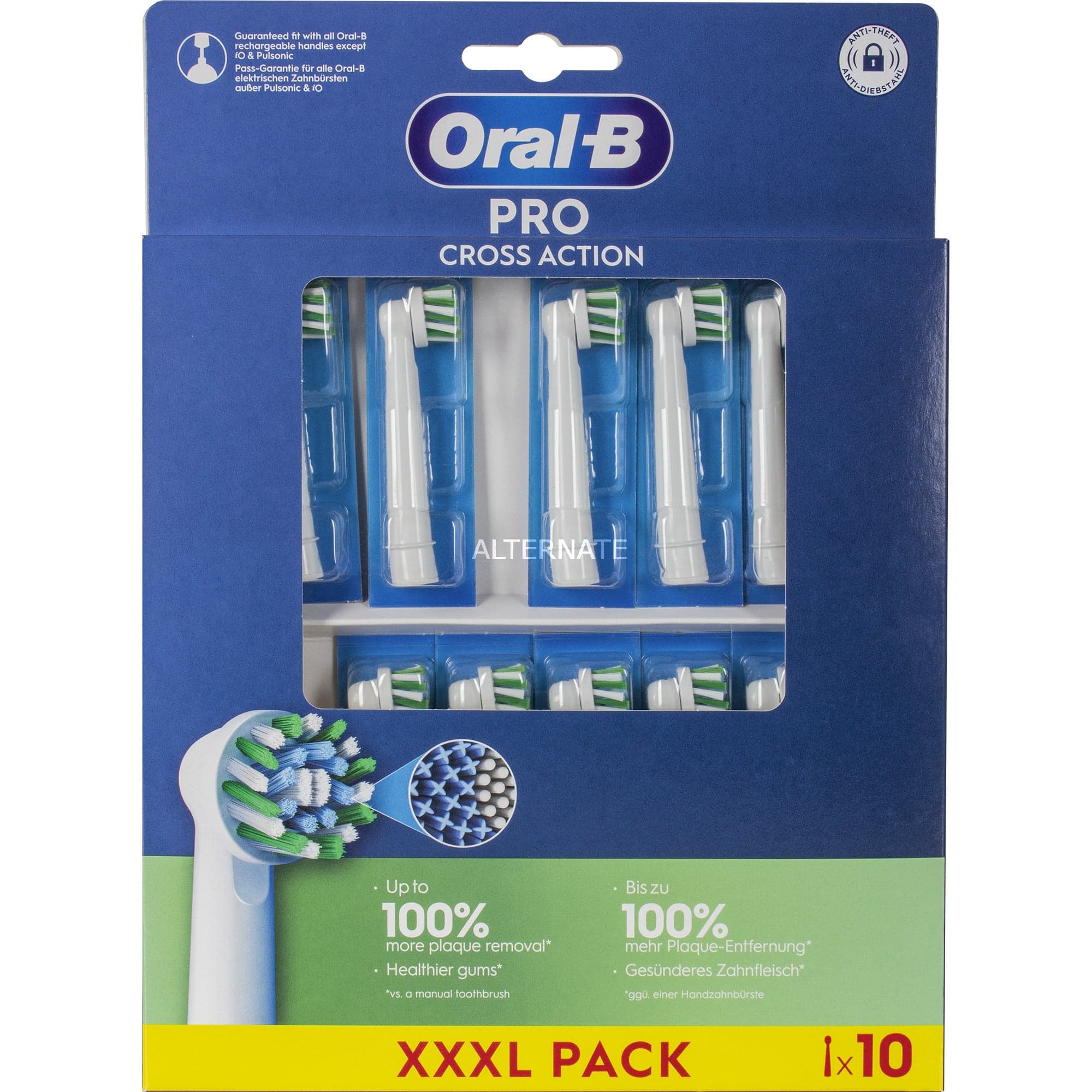 Oral-B Pro Cross Action Aufsteckbürsten 10er-Pack