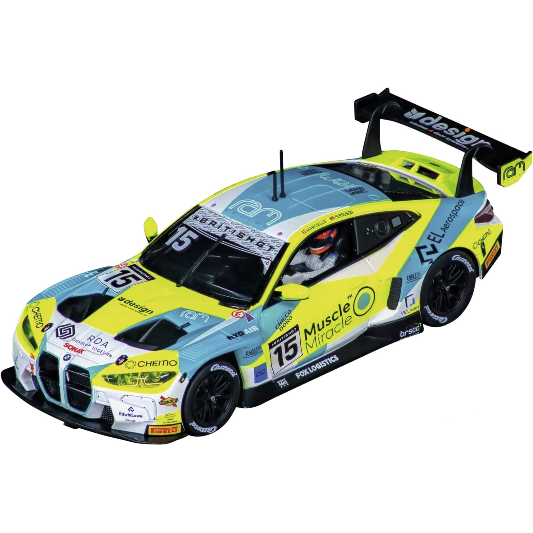 HYBRID BMW M4 GT3 "RAM Racing, No. 15", Rennwagen