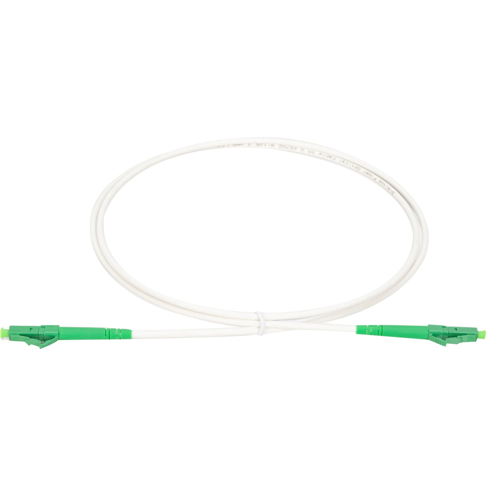 Glasfaser-Simplex-Patchkabel, stahlarmiert, Singlemode, LC/APC > LC/APC