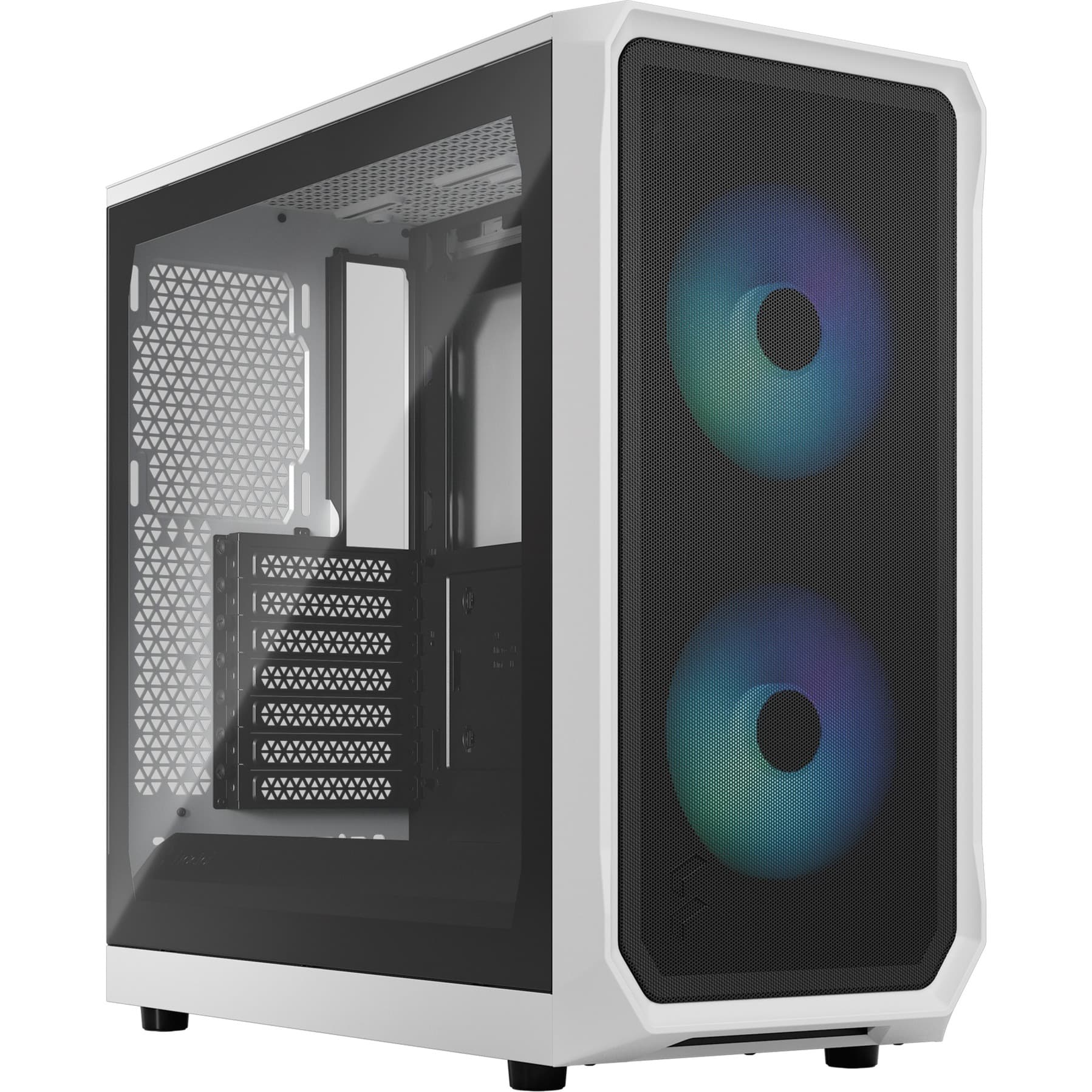 Focus 2 RGB White TG Clear Tint, Tower-Gehäuse