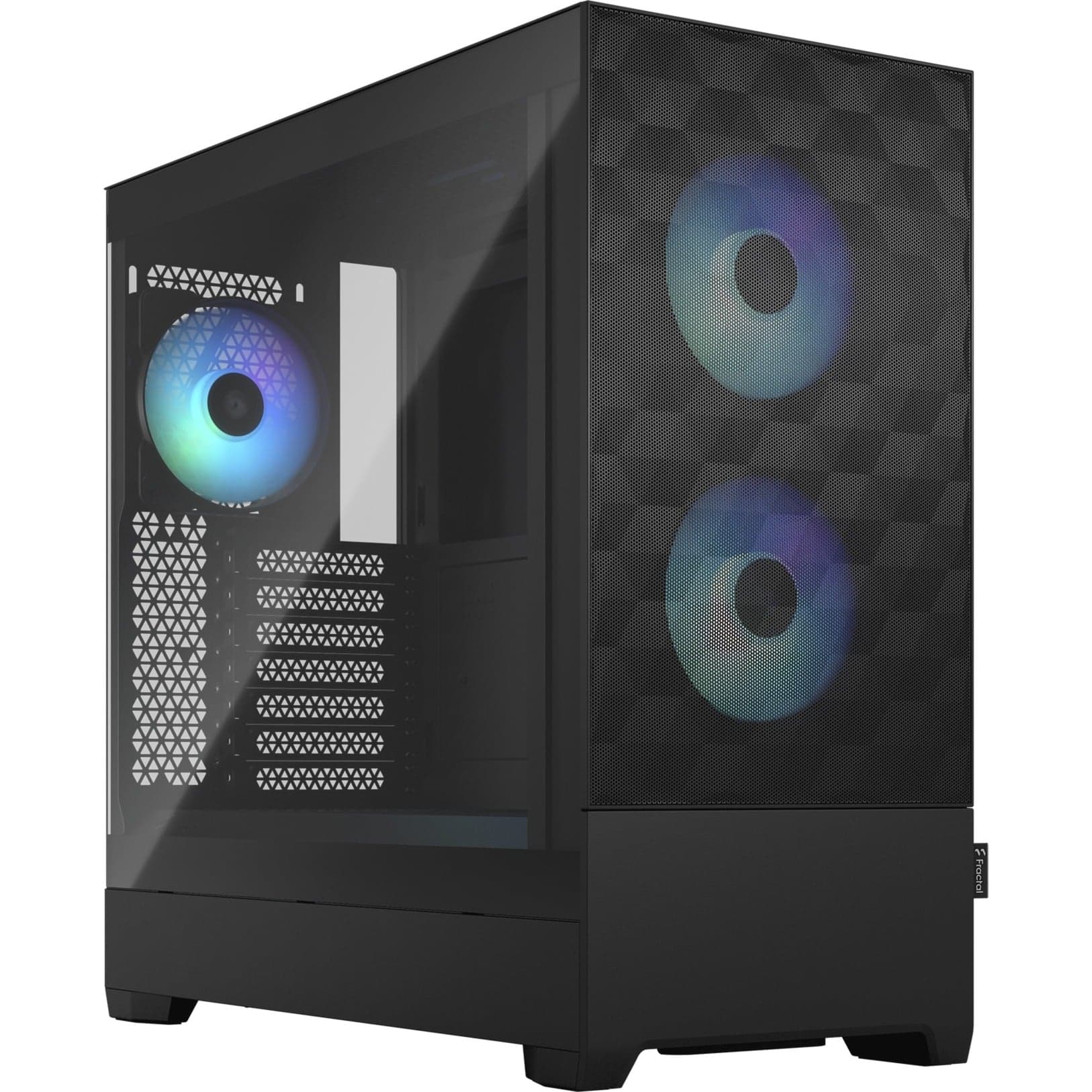 Pop Air RGB Black TG Clear Tint, Tower-Gehäuse
