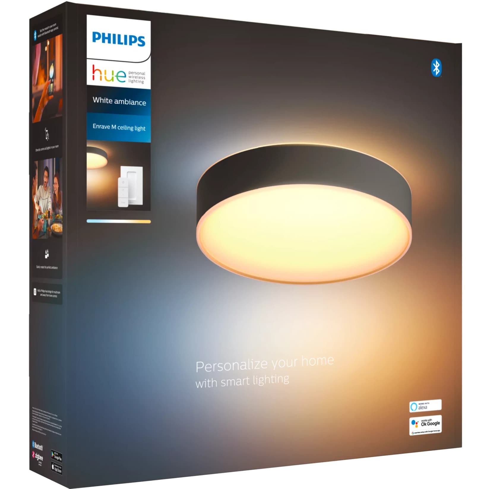 White Ambiance Enrave Deckenleuchte M, LED-Leuchte