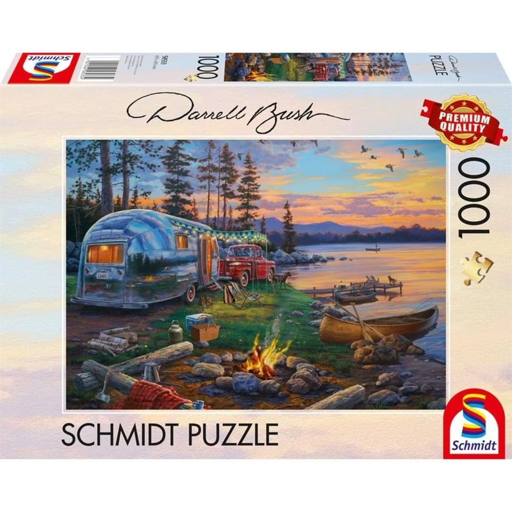 Darrell Bush: Campingidyll am See, Puzzle