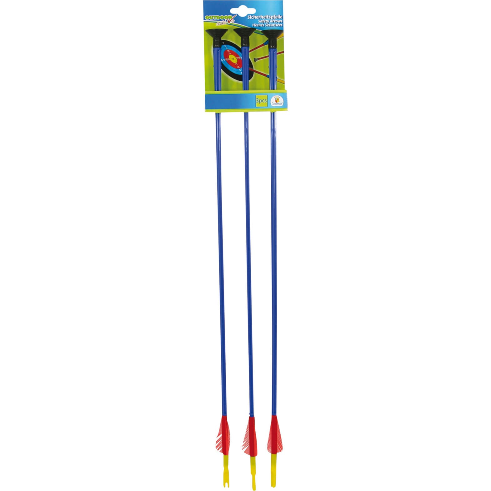 3 Pfeile mit Saugnapf Länge 59 cm, Spiel