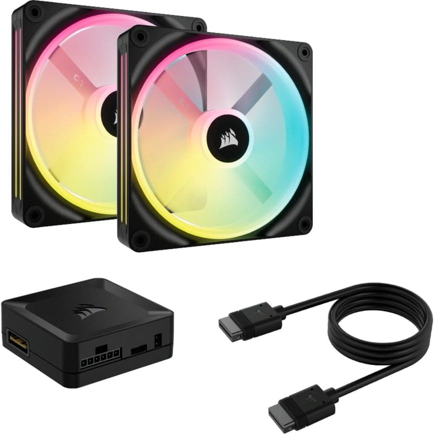 iCUE LINK QX140 RGB 140-mm-PWM-Lüfter, Gehäuselüfter