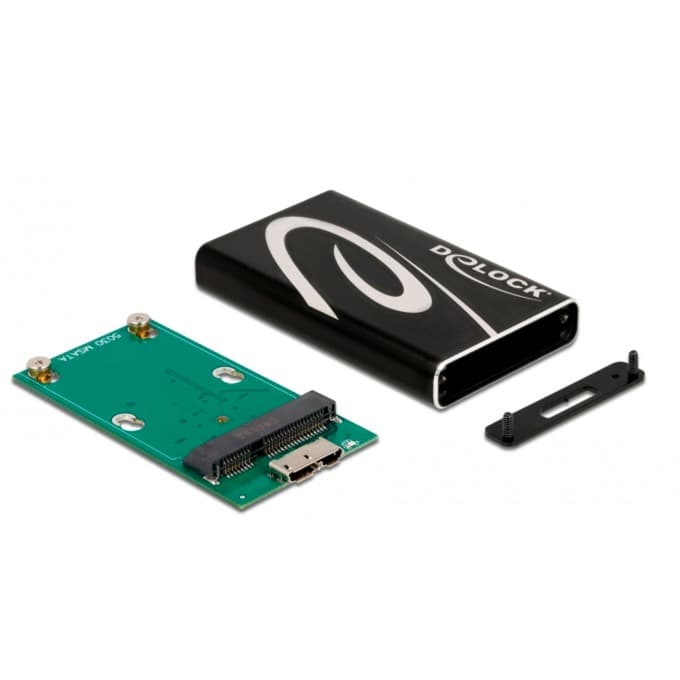 Externes Gehäuse SuperSpeed USB für mSATA SSD, Laufwerksgehäuse