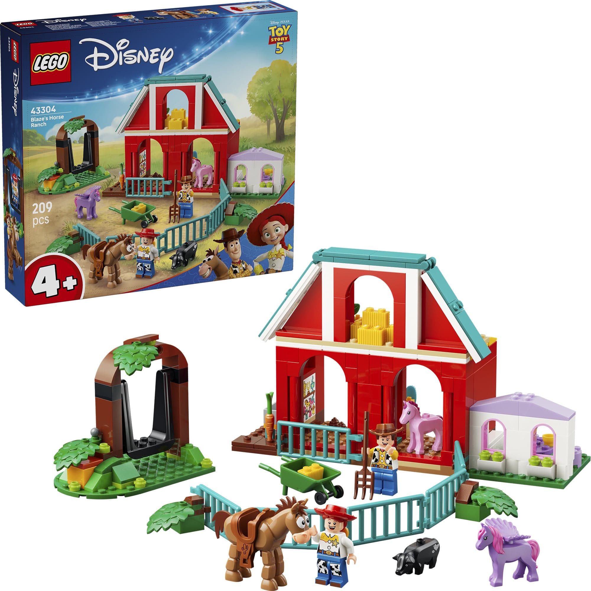43304 Disney Pixar Blazes Pferderanch, Konstruktionsspielzeug