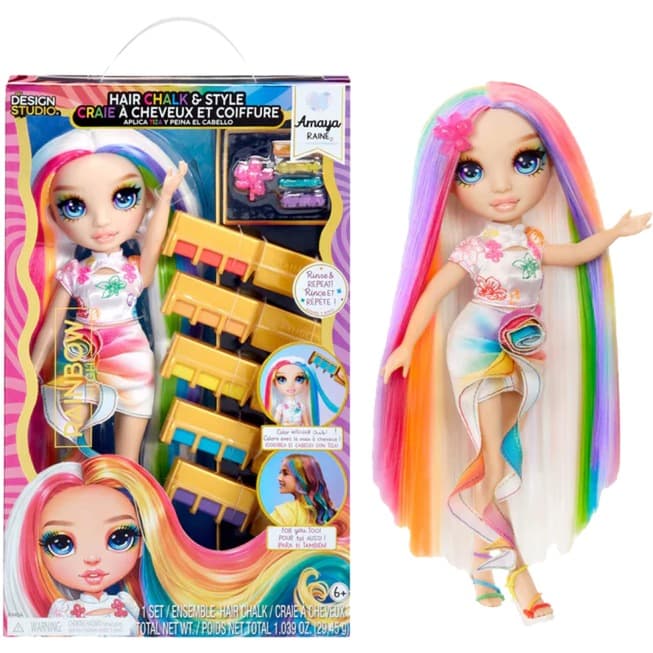 Rainbow High Hair Chalk & Style - Amaya, Puppe