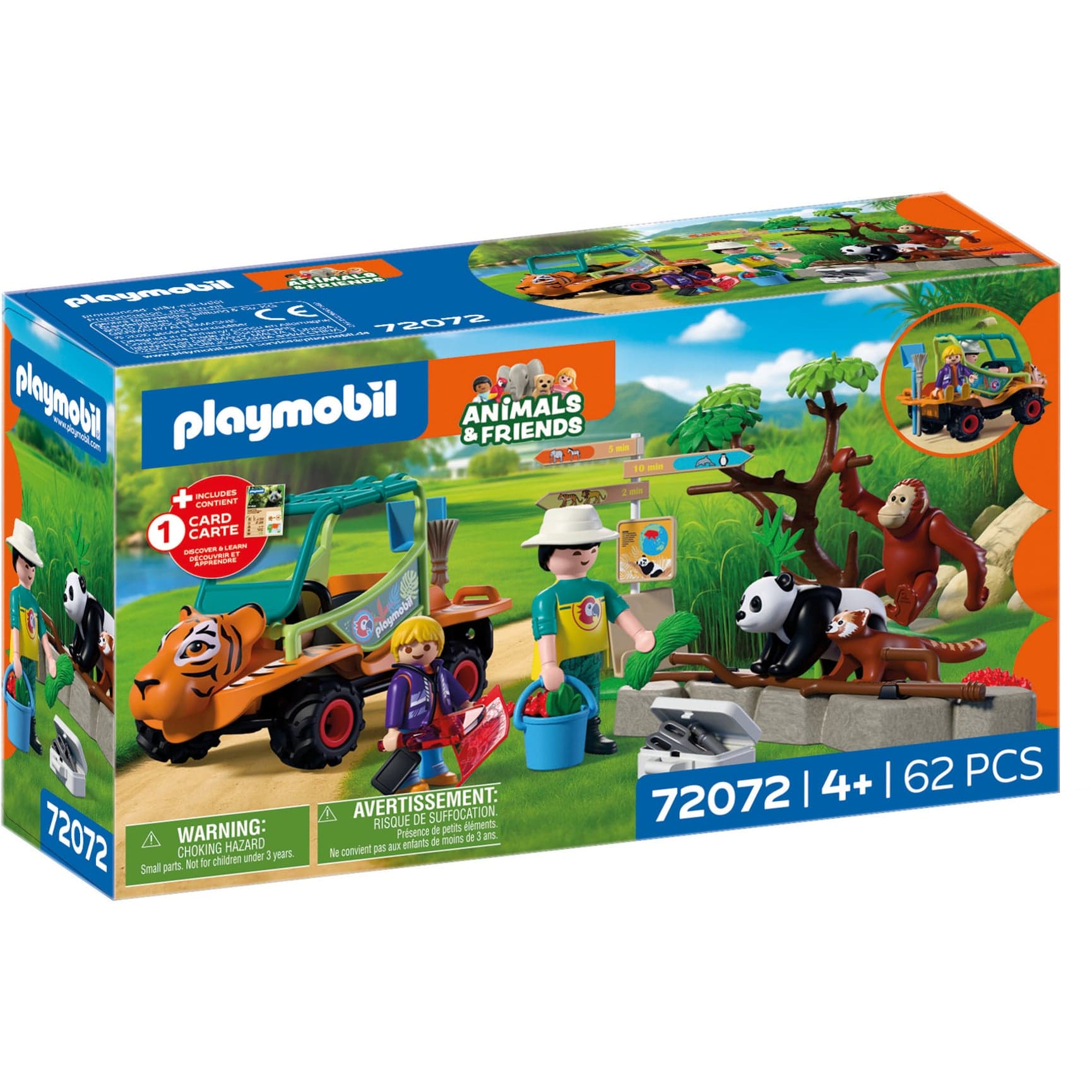 72072 Animals & Friends Zoo: Tierpflegermobil, Konstruktionsspielzeug