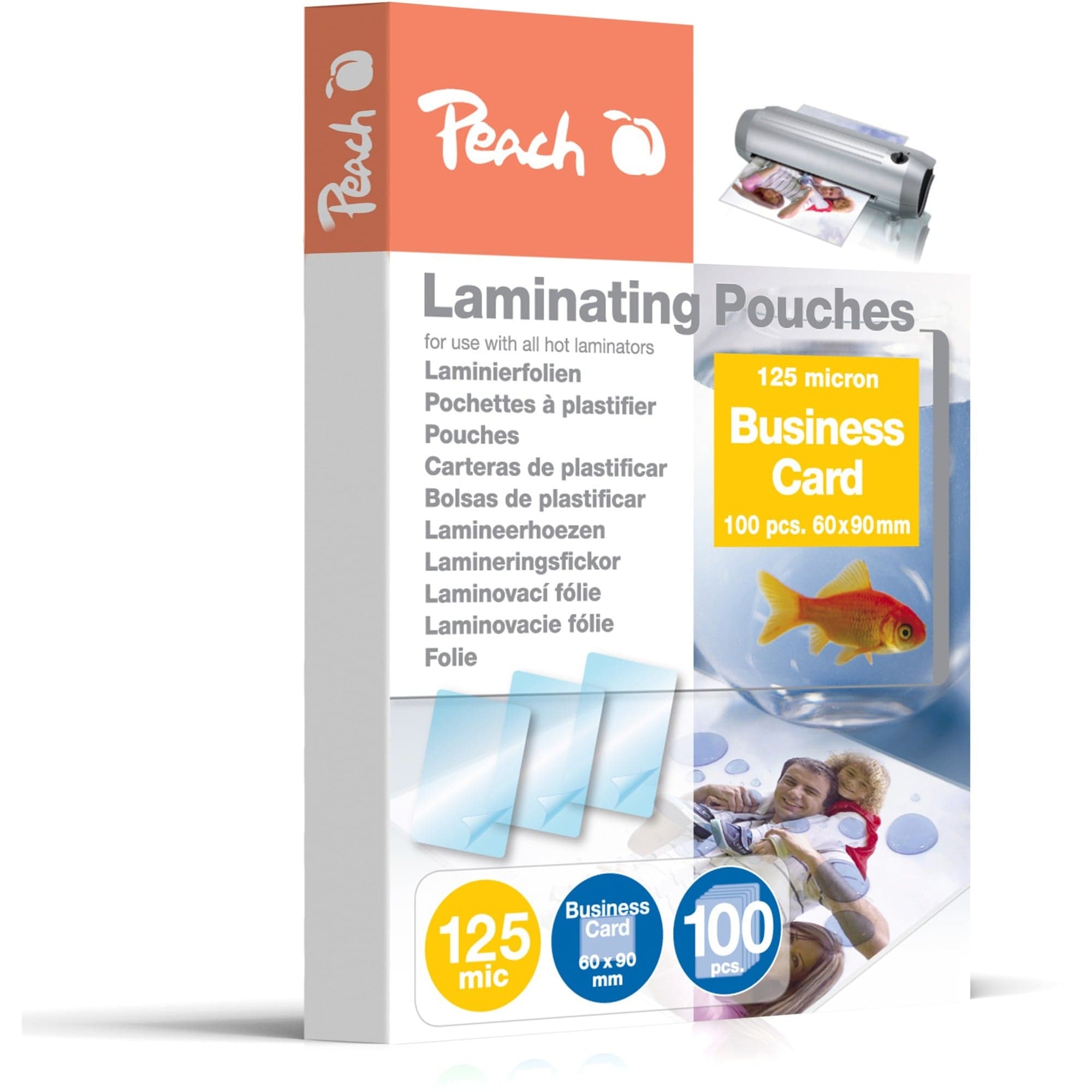 Laminierfolie 60x90mm Business Card 125mic PP525-08, Folien