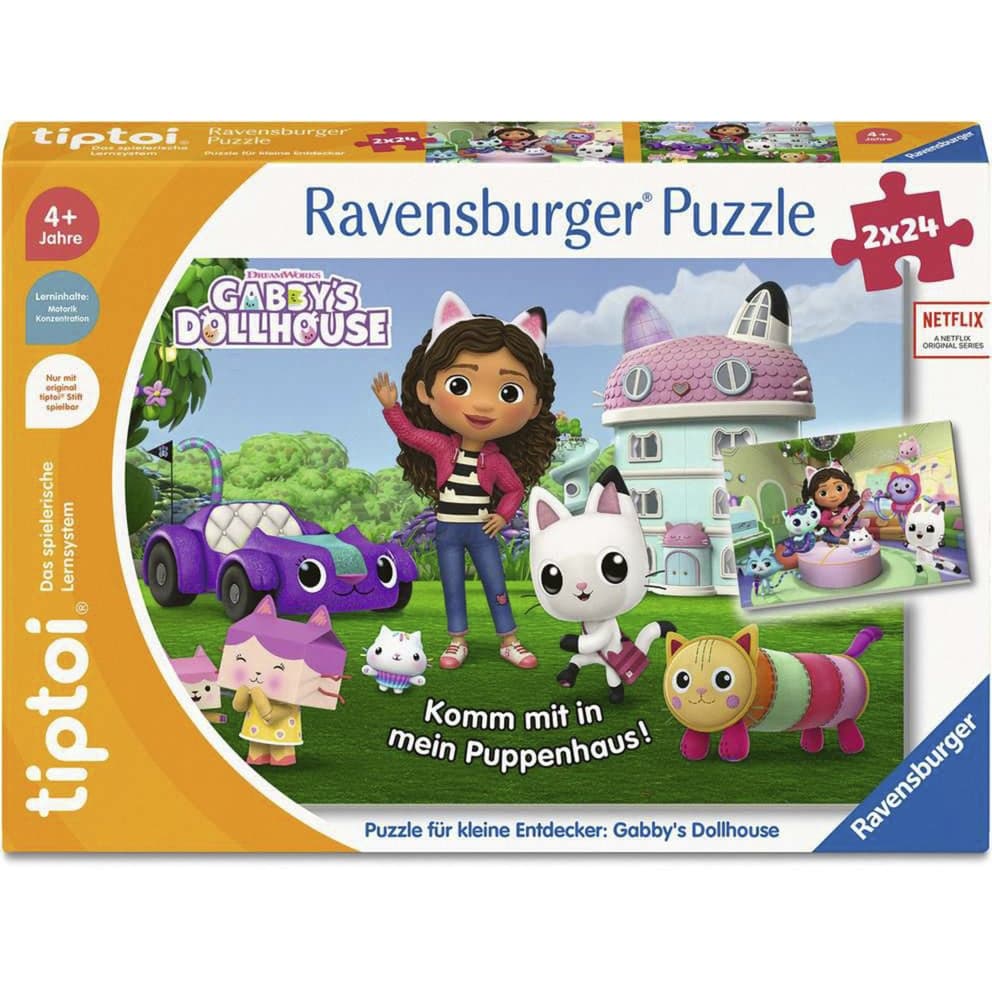 tiptoi Puzzle für kleine Entdecker: Gabby’s Dollhouse