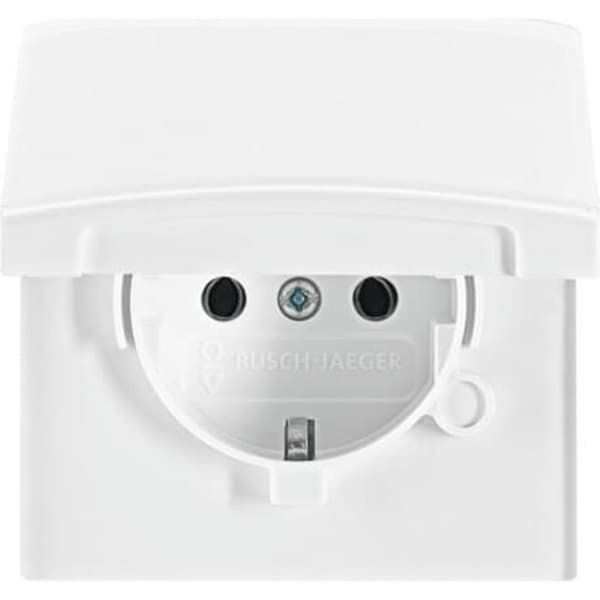Schutzkontakt-Steckdosen-Einsatz Schuko Typ F Unterputz mit Durchschleiffunktion IP44
