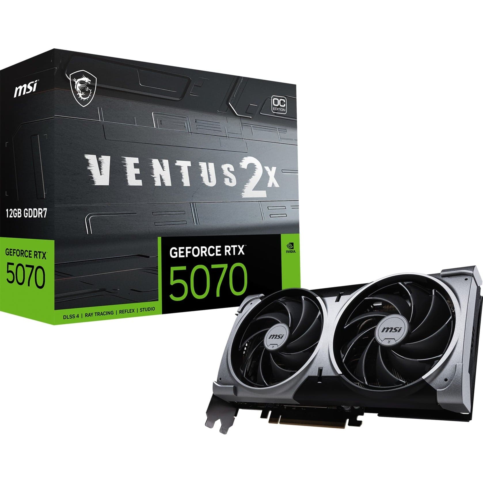 GeForce RTX 5070 12G VENTUS 2X OC, Grafikkarte