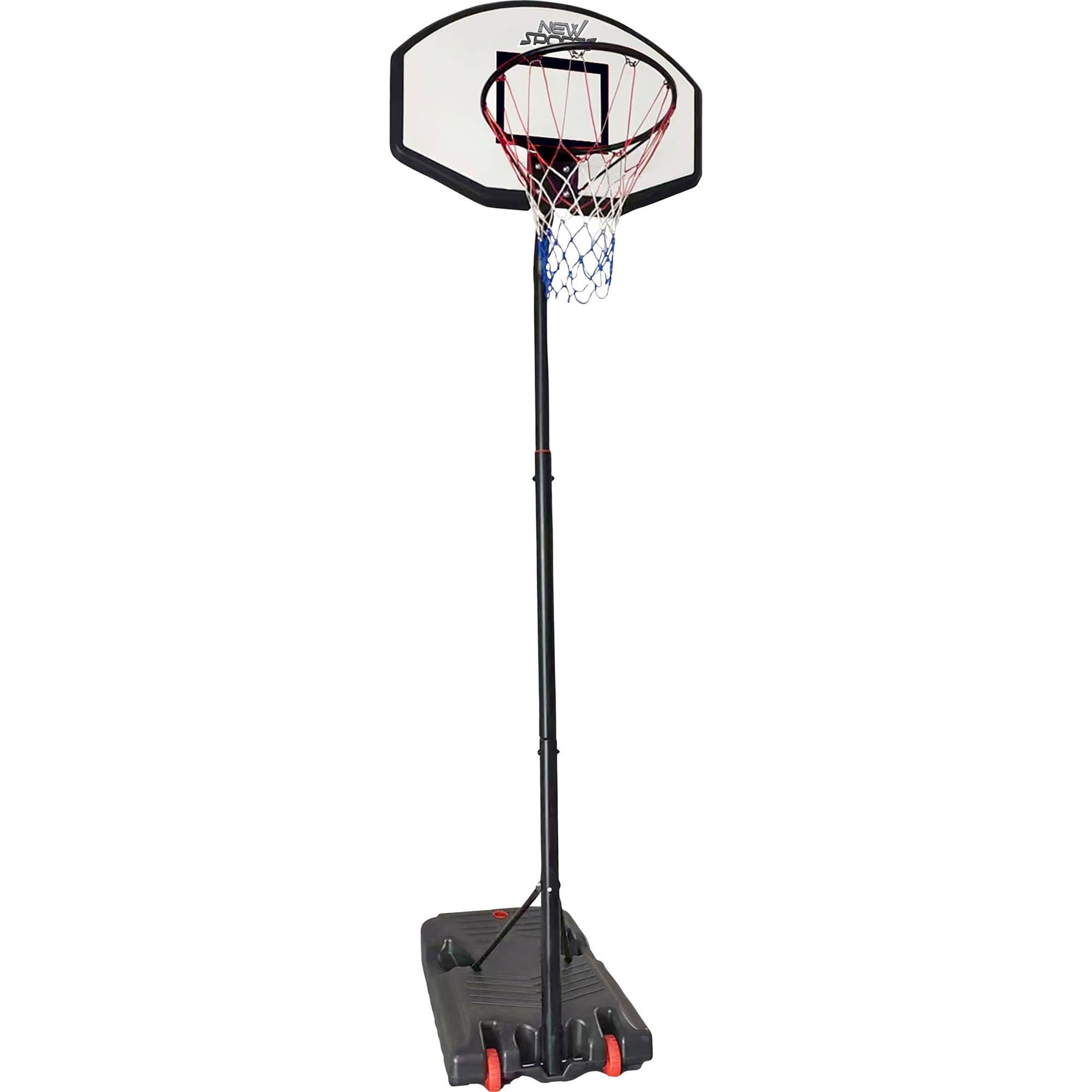 Basketballständer höhenverstellbar bis 265 cm mit befüllbarem Standfuß und Metallring