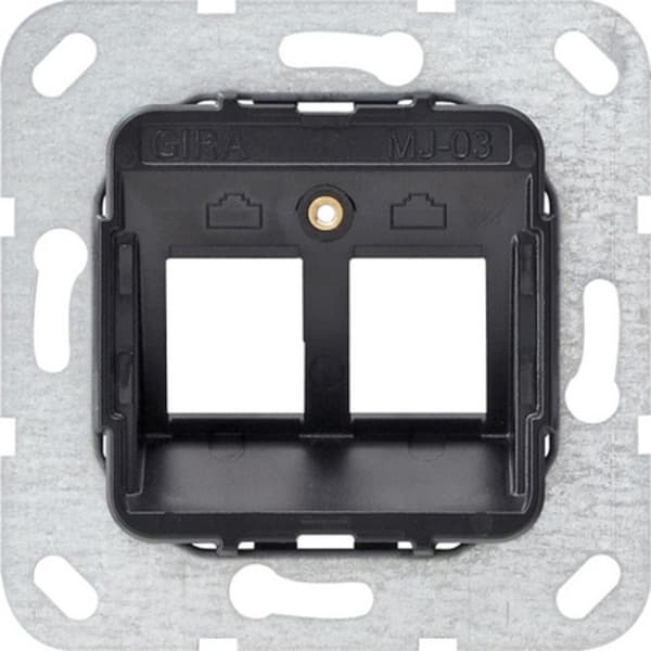 Modular Jack 3 2-fach Unterputz Tragring