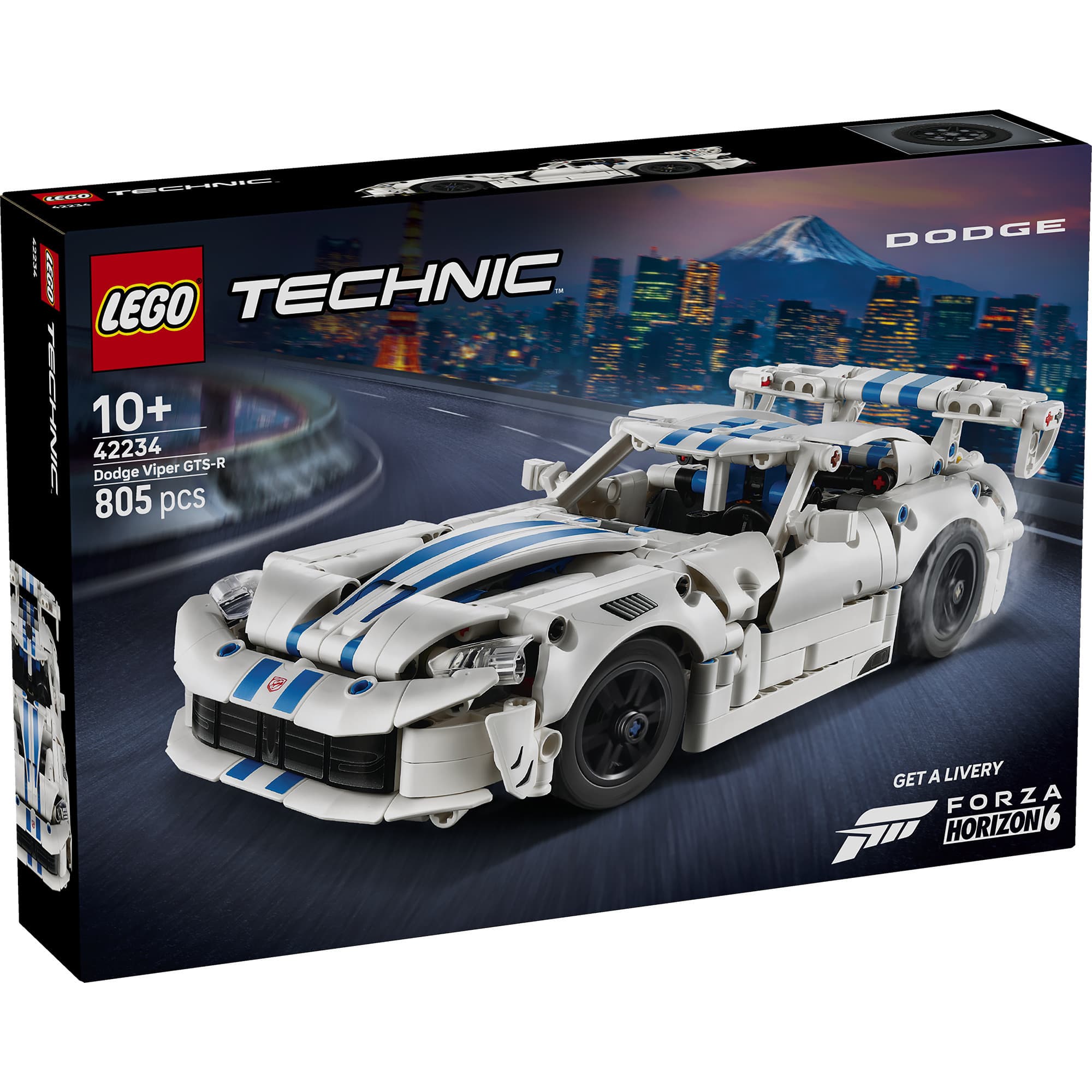 42234 Technic Dodge Viper GTS-R Sportwagen, Konstruktionsspielzeug