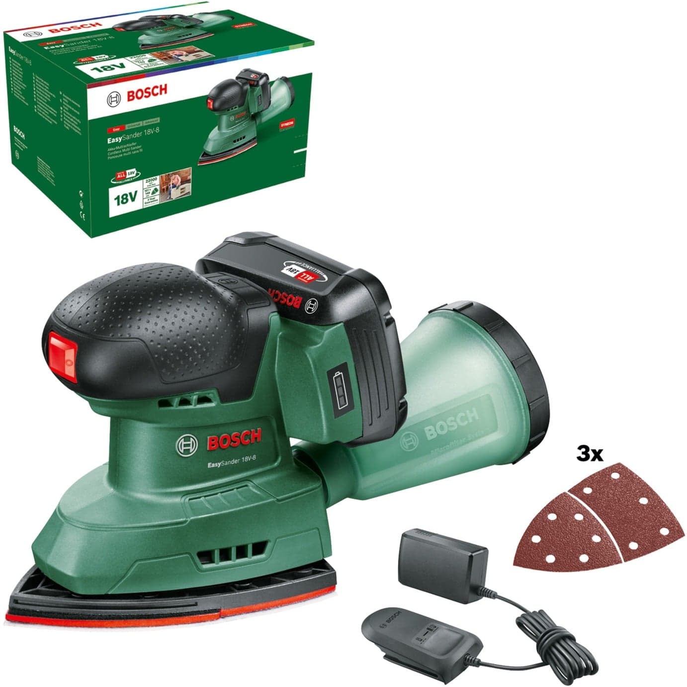 Akku-Multischleifer EasySander 18V-8 Set