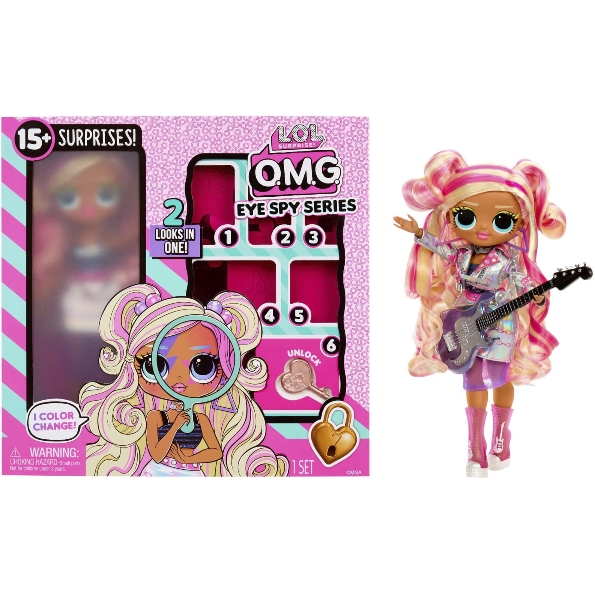 L.O.L. Surprise OMG Eye Spy - Rockstar, Puppe