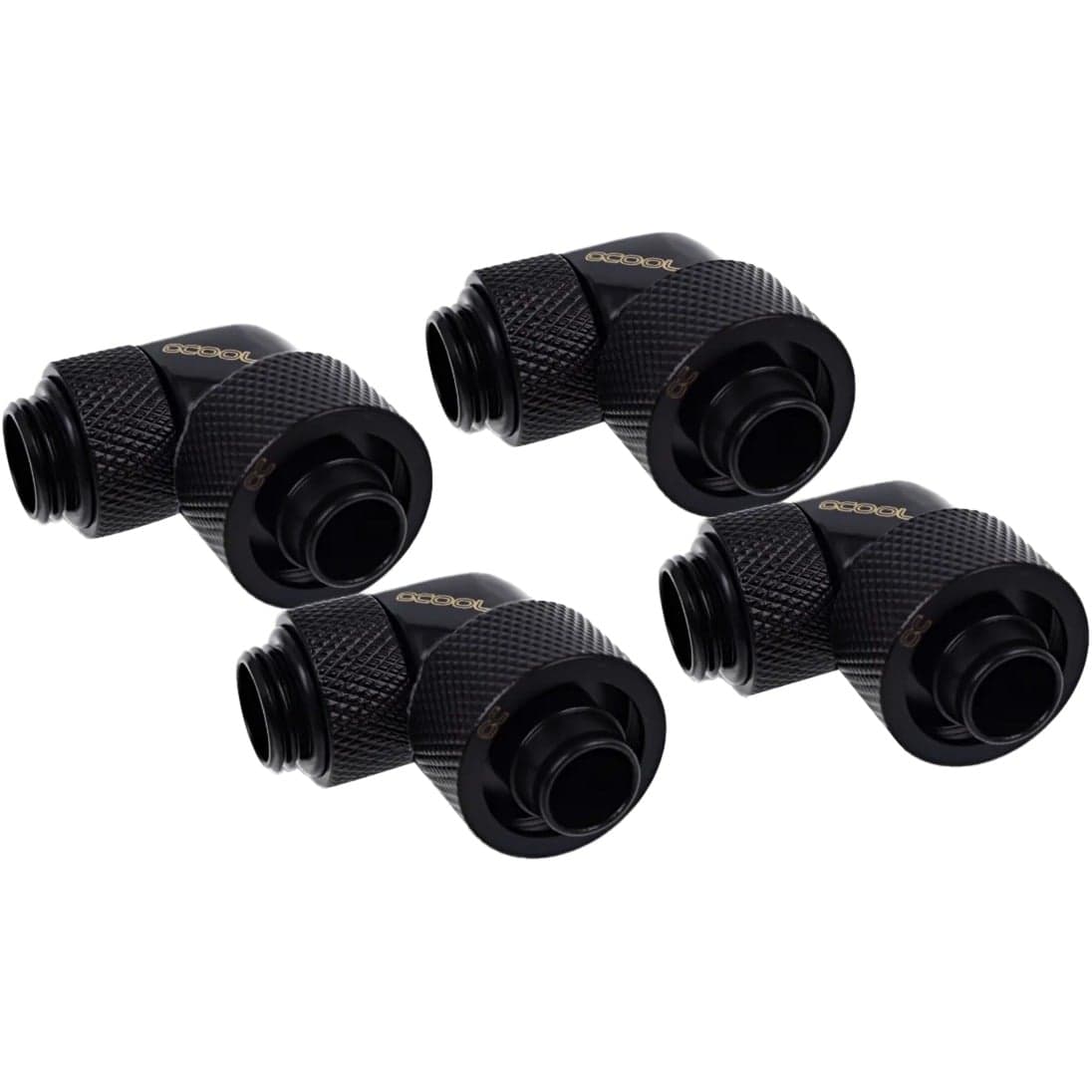 Eiszapfen 16/10mm Anschraubtülle 90° drehbar G1/4, Verbindung