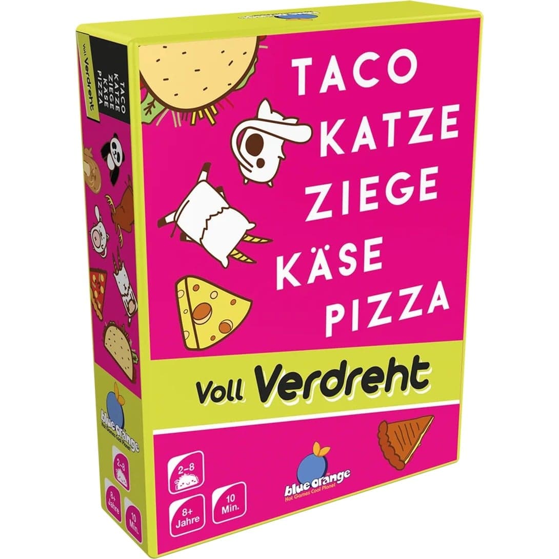 Taco Katze Ziege Käse Pizza: Voll verdreht, Kartenspiel