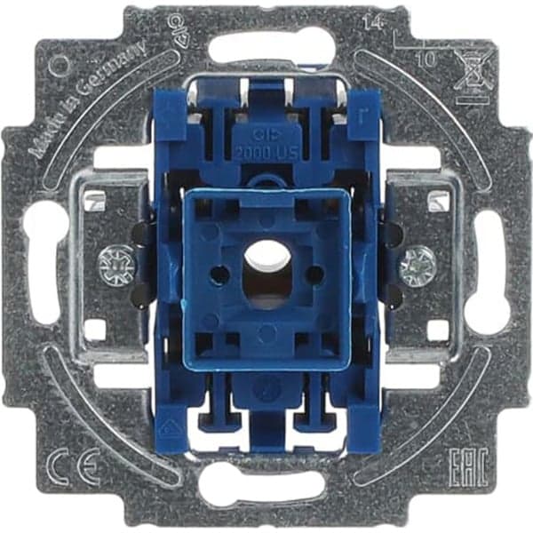 Wippschalter-Einsatz Kreuzschalter 230 Volt 10 Ampere Typ 2000/7 US