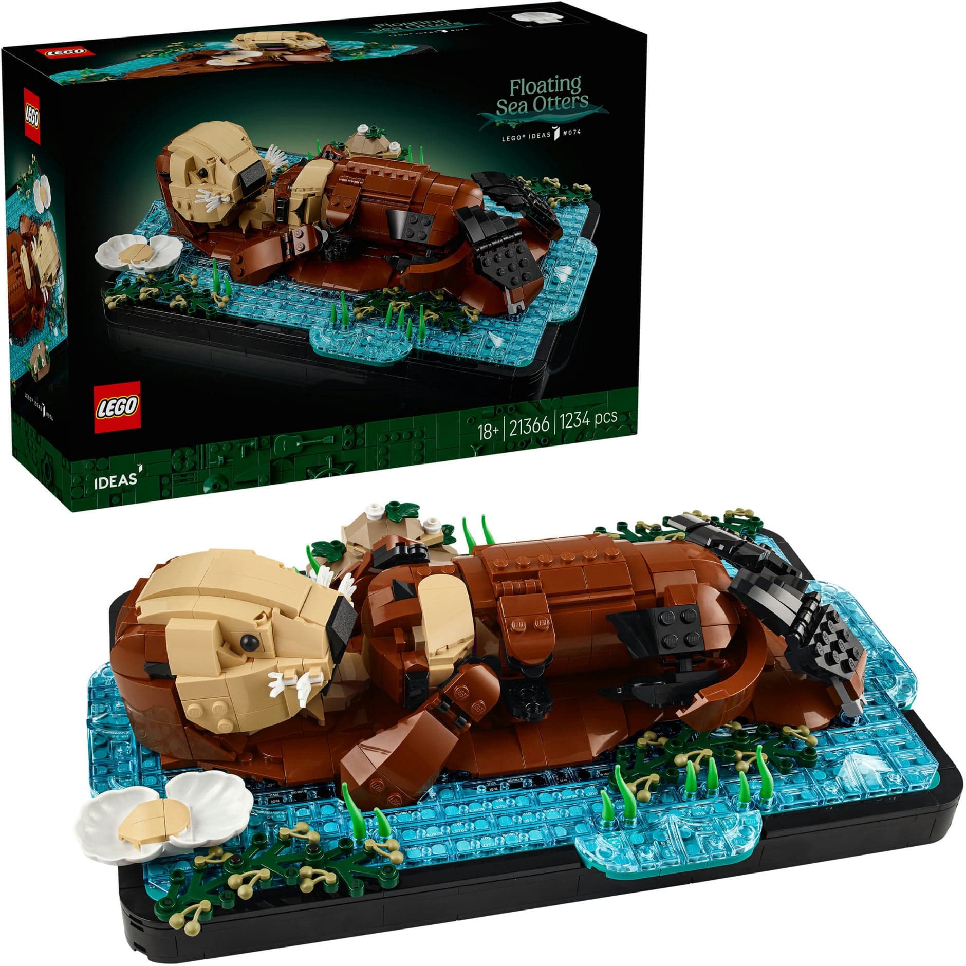 21366 Ideas Schwimmende Otter, Konstruktionsspielzeug