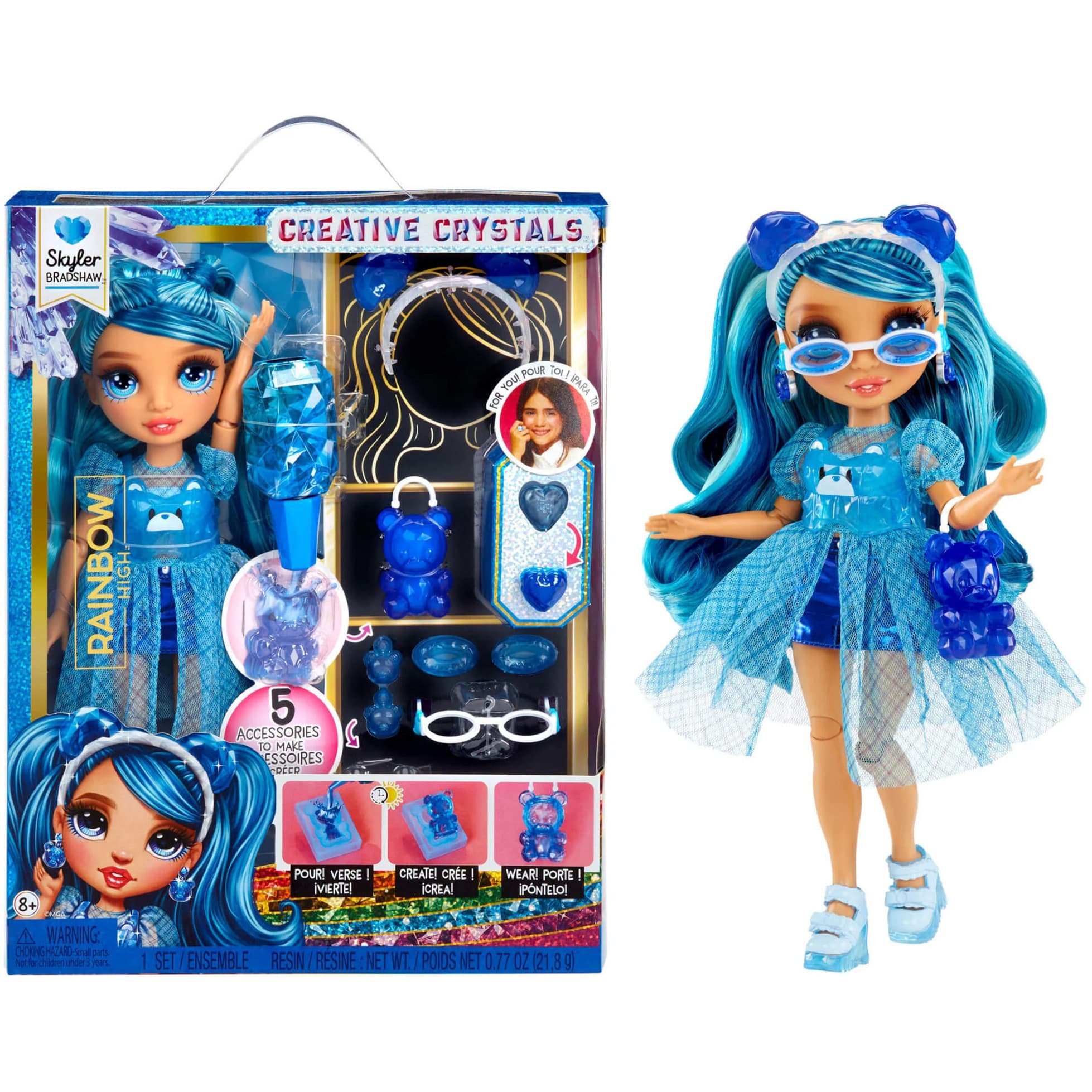 Rainbow High Creative Crystals - Skyler, Puppe