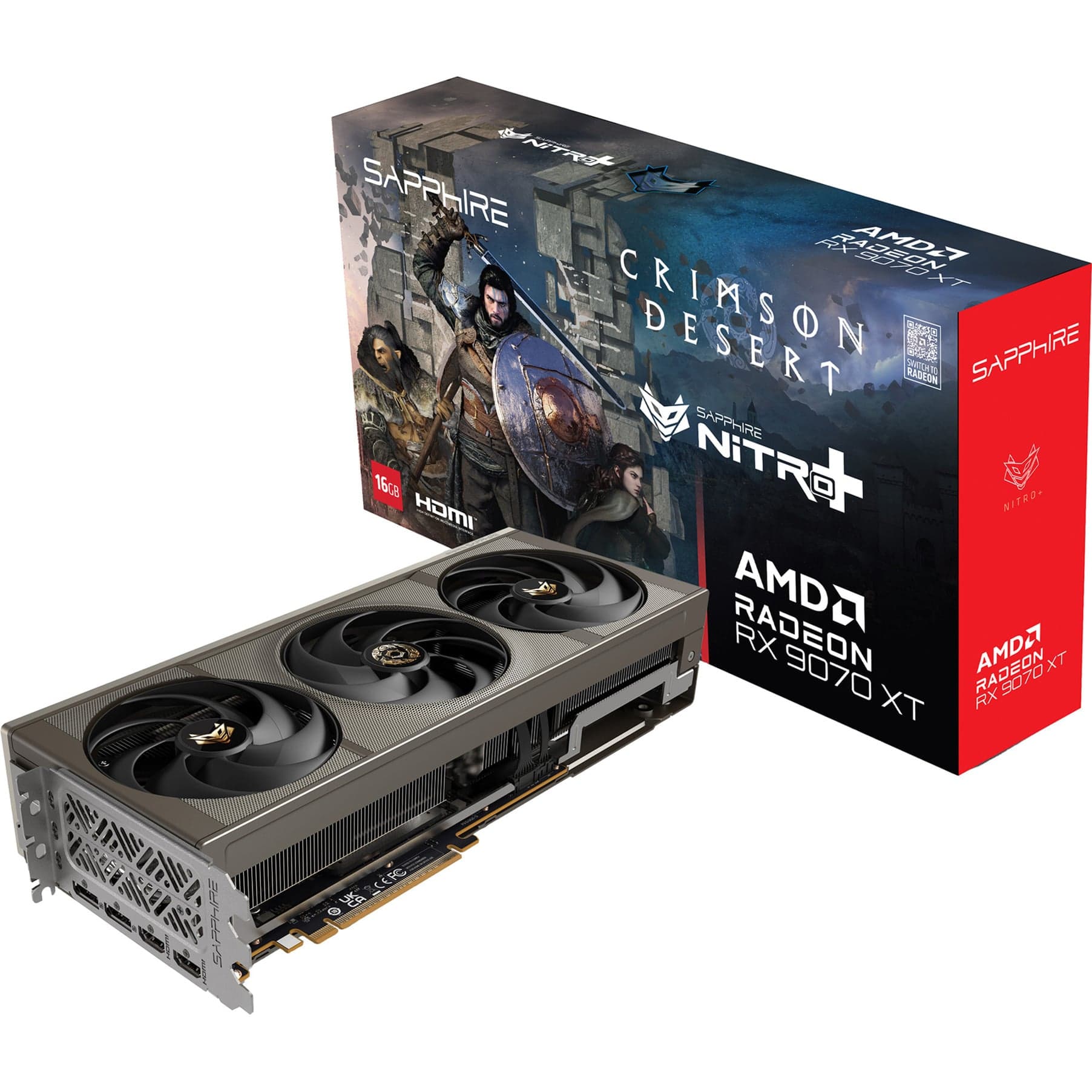 Radeon RX 9070 XT Nitro+ Crimson Desert Version, Grafikkarte