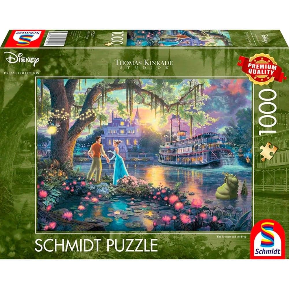 Thomas Kinkade Studios: Disney Dreams Collection - Die Prinzessin und der Frosch, Puzzle