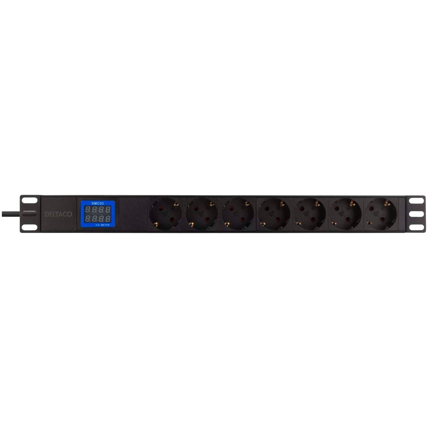 BlueWalker Powerwalker PDU LC-16A 7x CEE 7/3, Stromversorgung