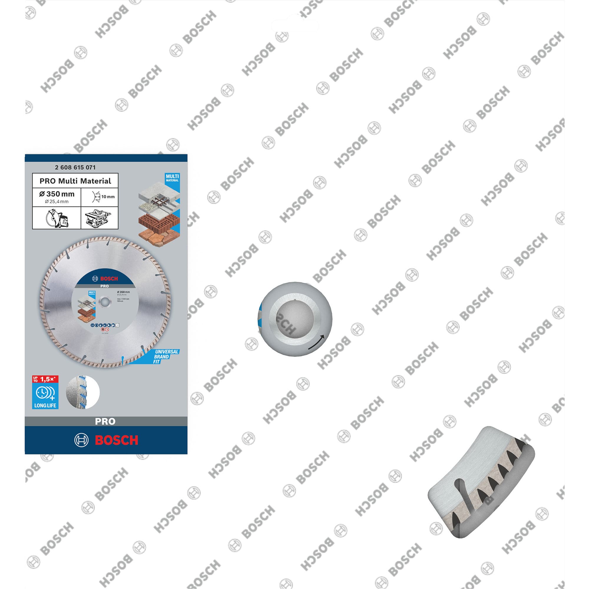 PRO Multi Material Diamant-Trennscheibe, Ø 350mm