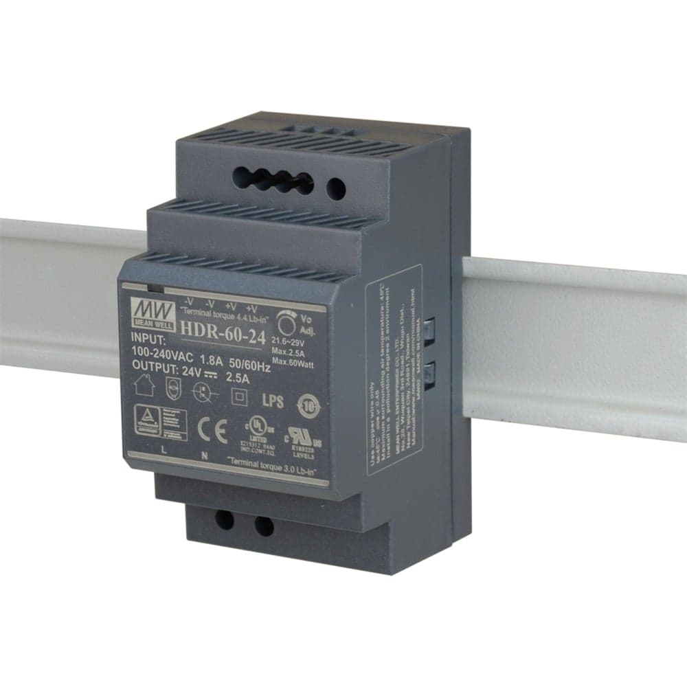 Externes Netzteil DIS-H60-24 60W, für DIN-Schienenmontage