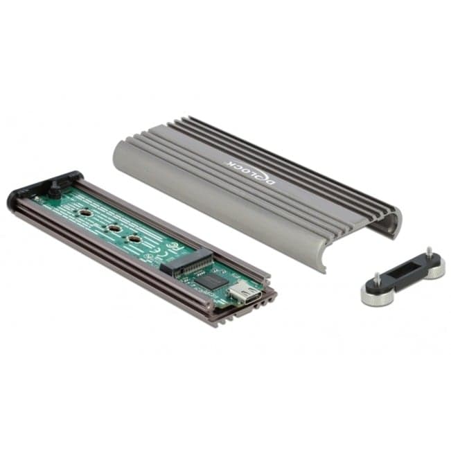Externes Gehäuse M.2 PCIe mit USB 3.2 Gen 2x2 USB-C, Laufwerksgehäuse