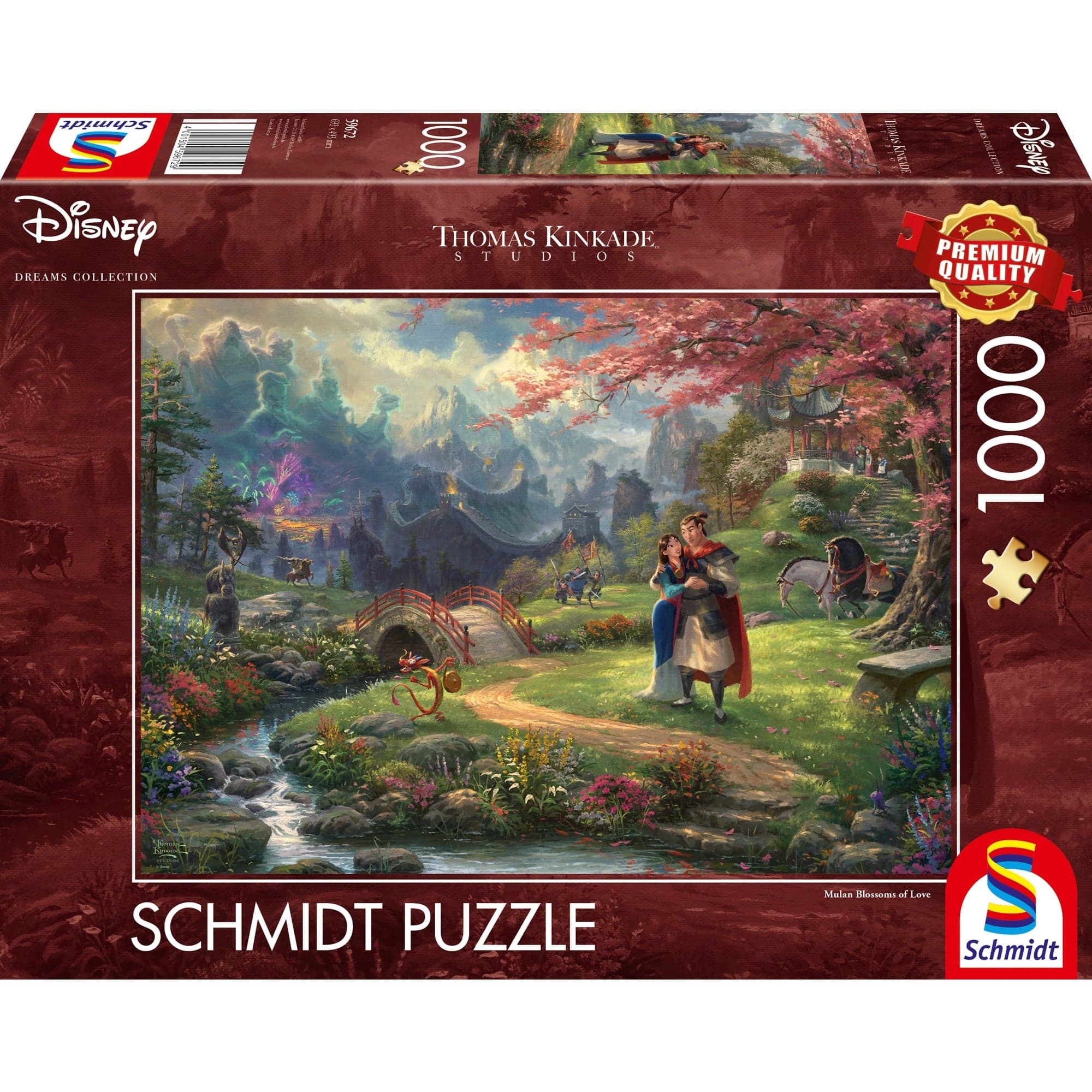Thomas Kinkade Studios: Disney - Mulan, Puzzle