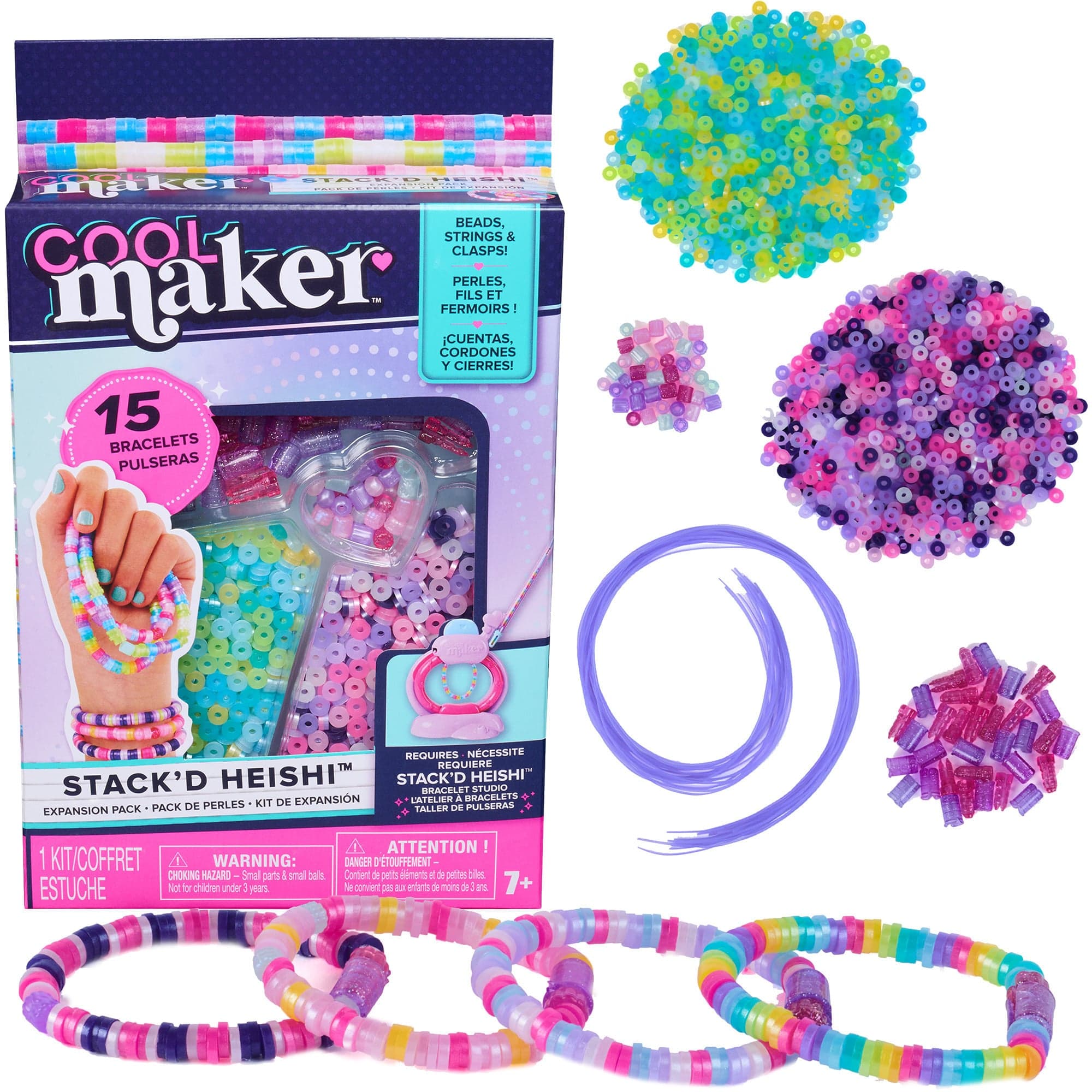 Cool Maker Stack''d Heishi Armband Nachfüllset, Basteln