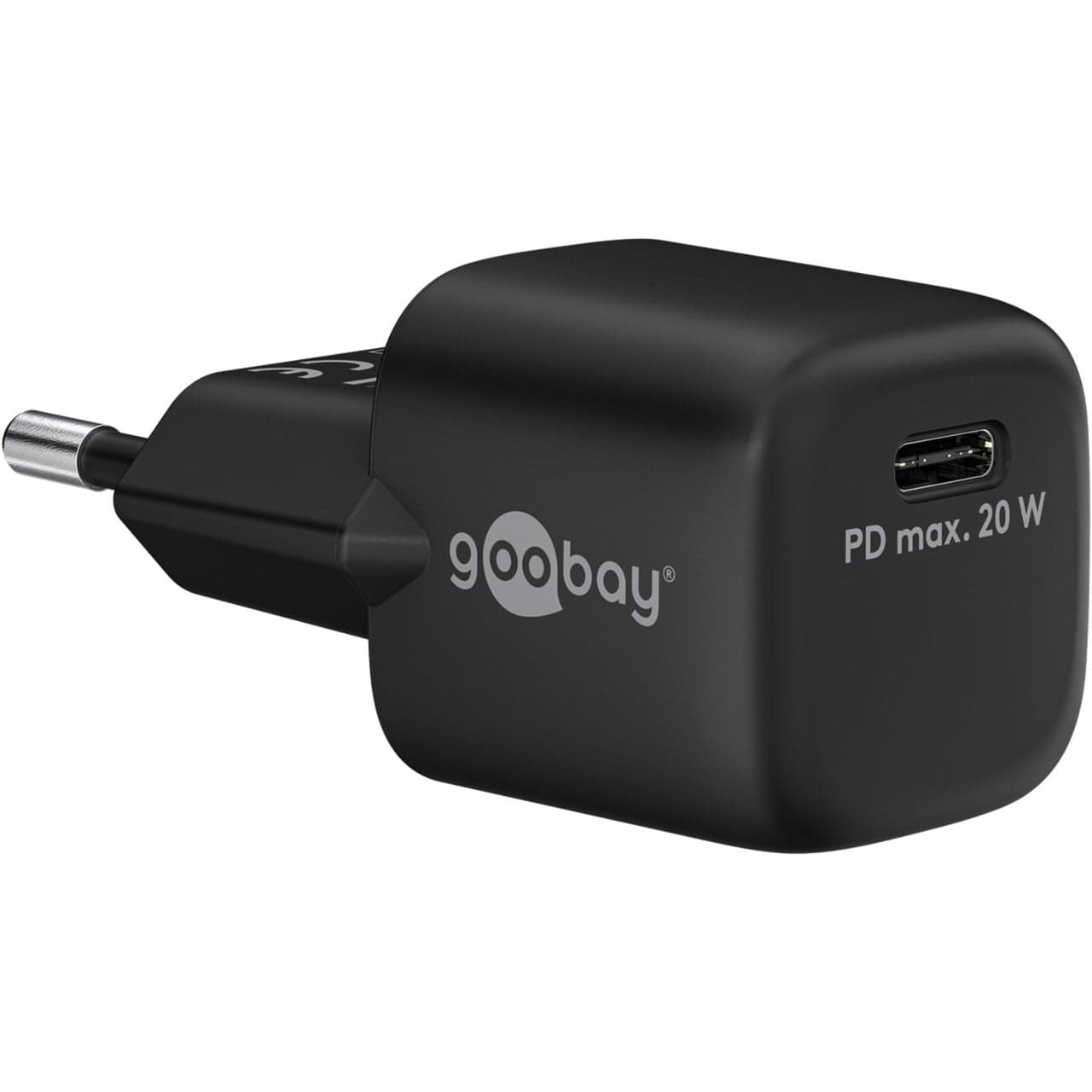 USB-C Schnellladegerät Nano, PD, GaN, 20 Watt