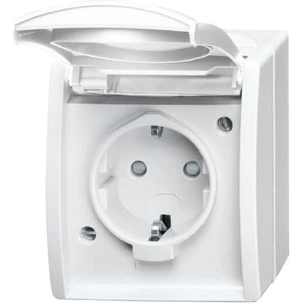 Steckdose mit Klappdeckel CEE 7/3 Typ F 20 EBW-54