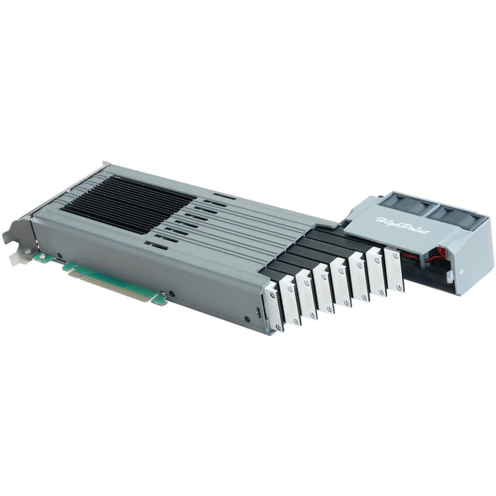 Rocket 1749E PCIe Gen 4x16 to 8-E1.S x4 NVMe Switch, Schnittstellenkarte