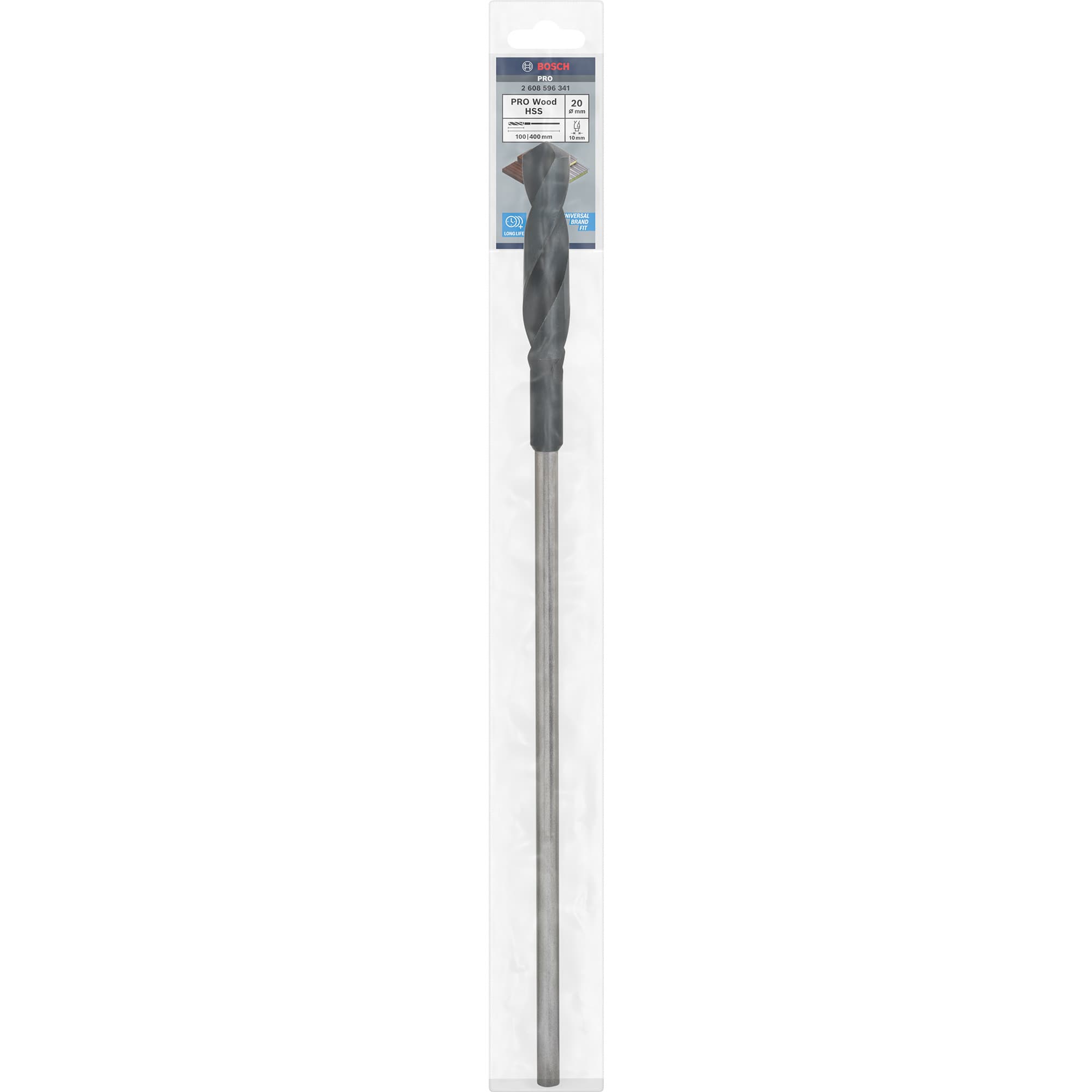 PRO Wood HSS Schalungs- und Installationsbohrer, Ø 20mm