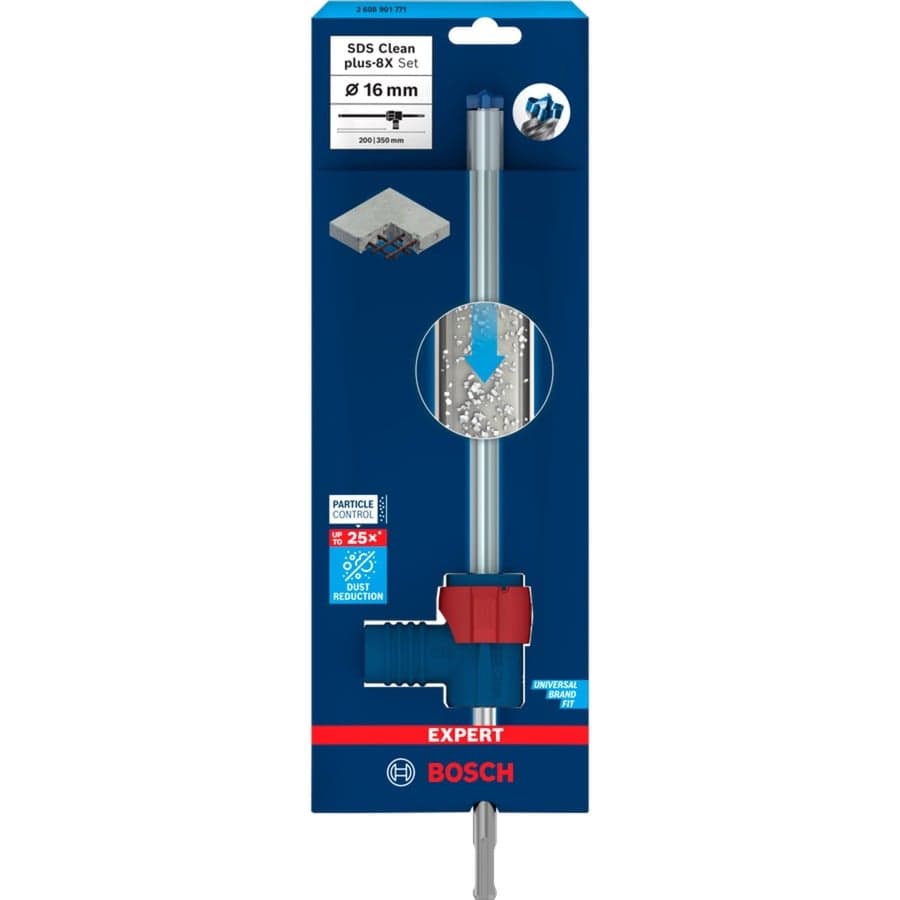 EXPERT Hammerbohrer SDS Clean plus-8X Set, Ø 16mm