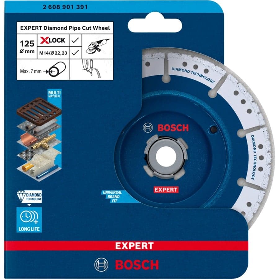 X-LOCK Diamanttrennscheibe EXPERT Diamond Pipe Cut Wheel, Ø 125mm
