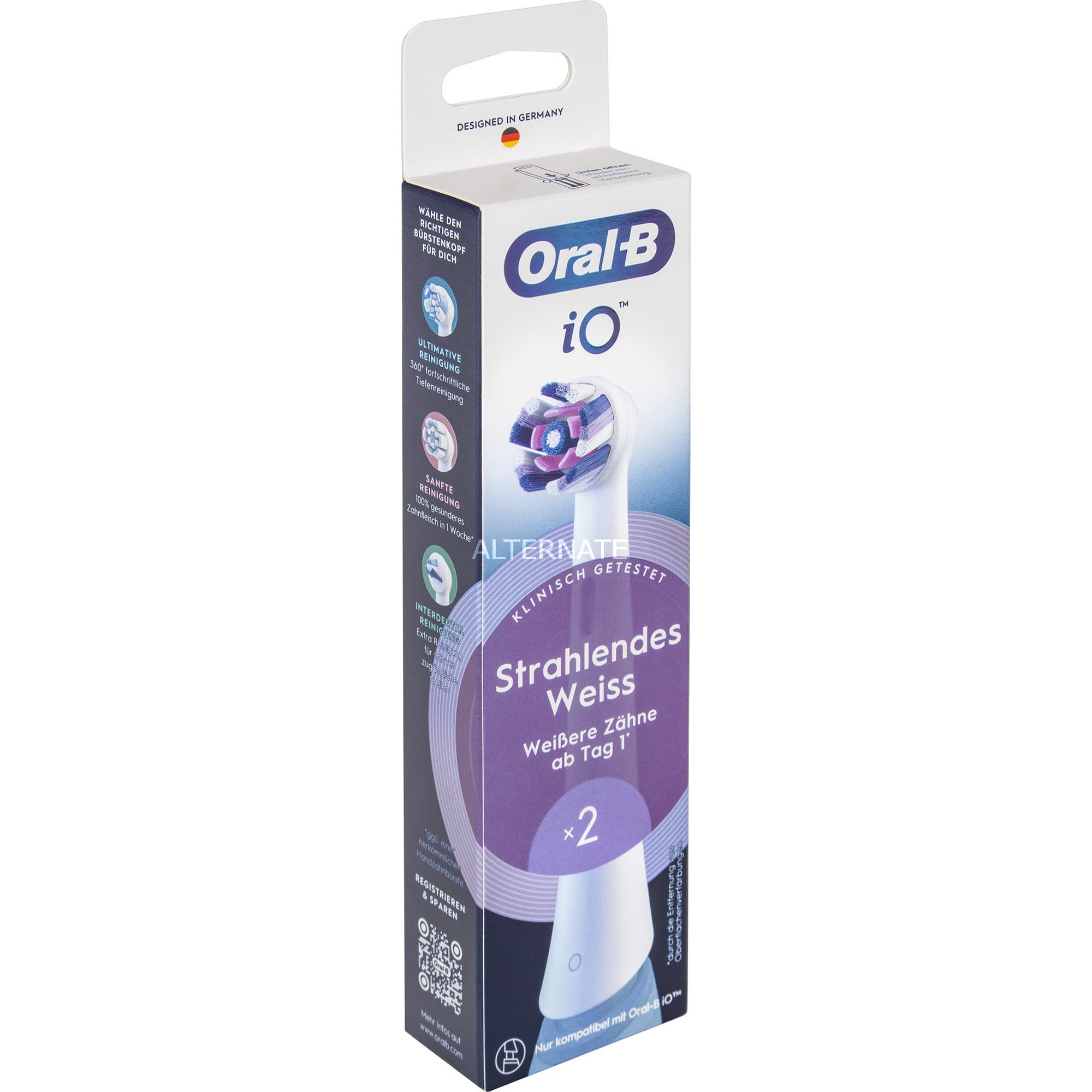 Oral-B iO Strahlendes Weiss 2er, Aufsteckbürste