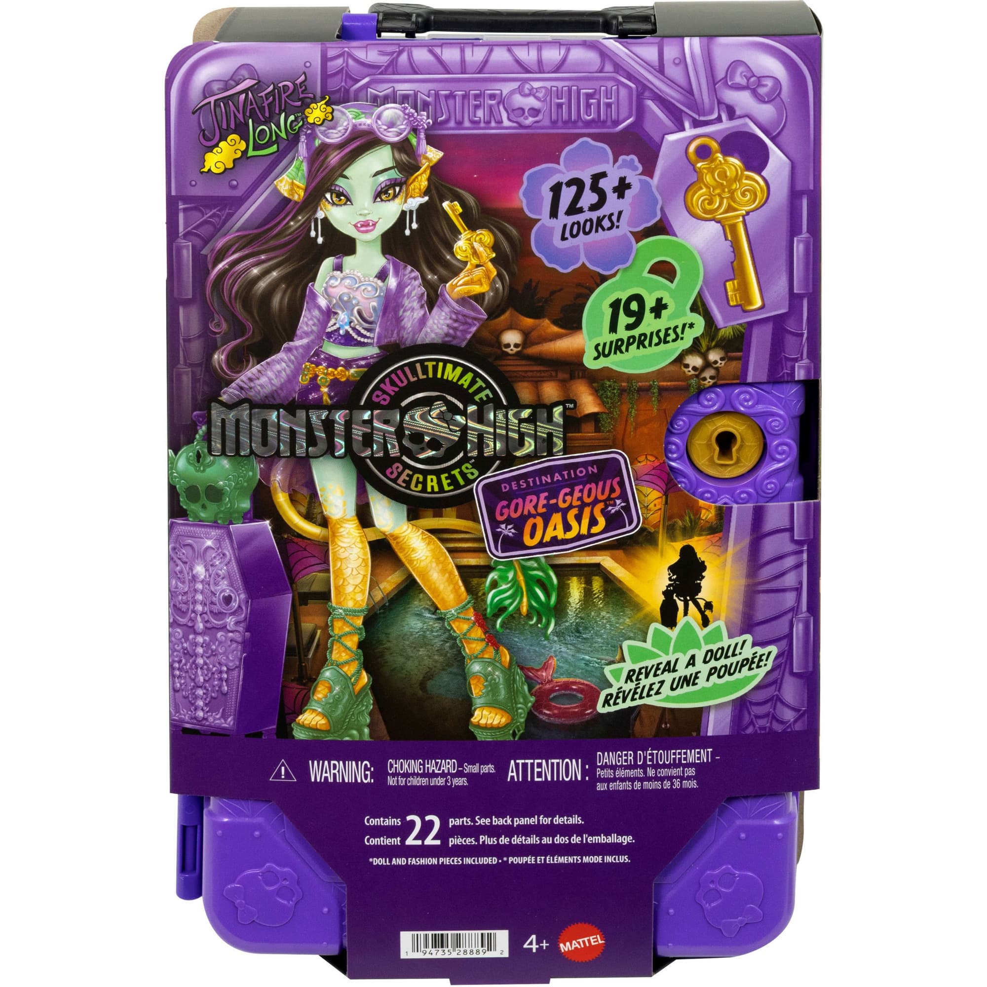 Monster High Verborgene Schätze Oase Jinafire, Puppe