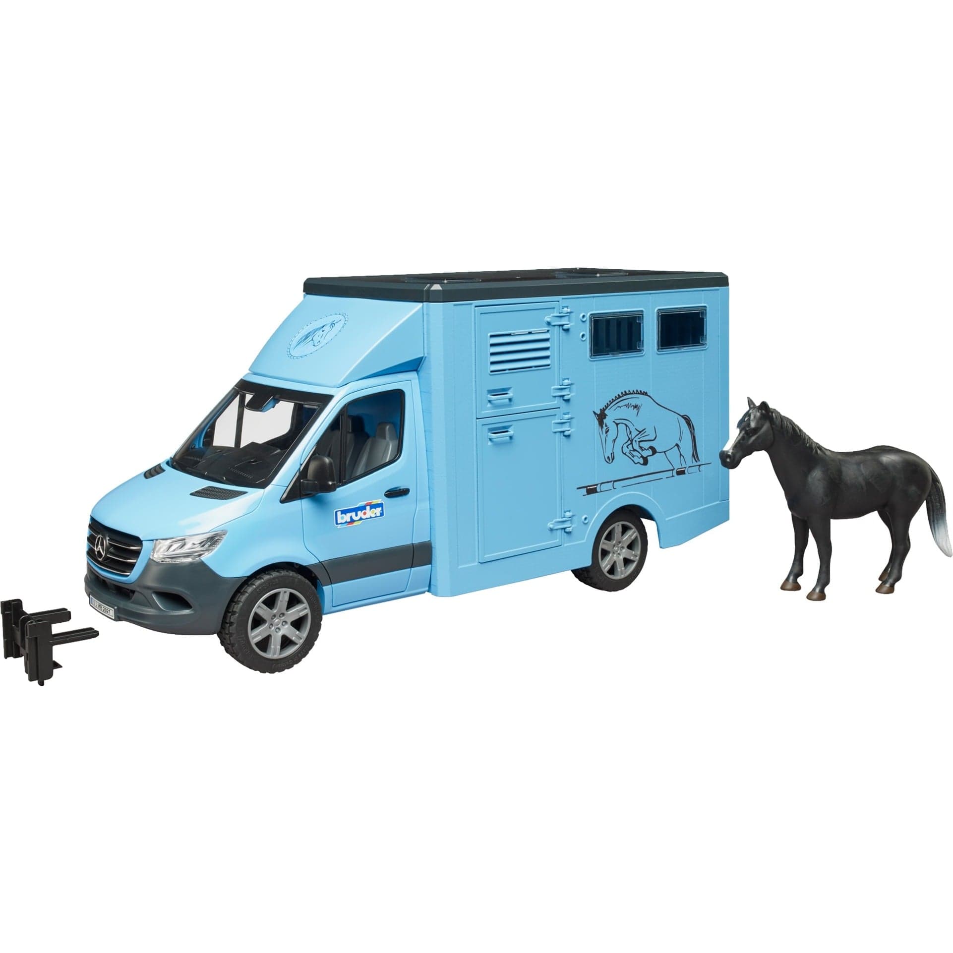 MB Sprinter Tiertransporter mit Pferd, Modellfahrzeug