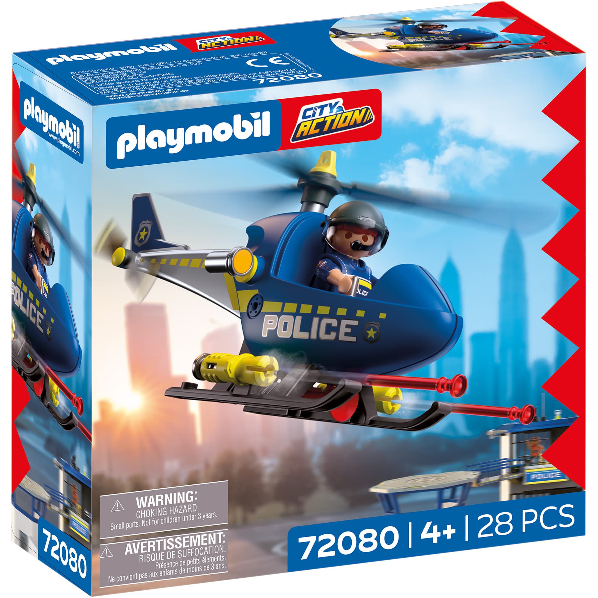 72080 City Action Polizeihelikopter, Konstruktionsspielzeug