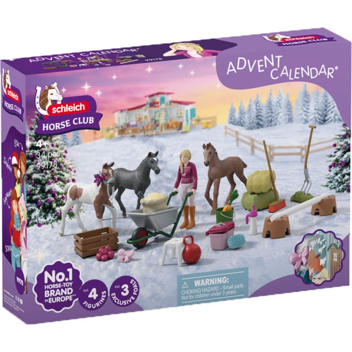 Horse Club Adventskalender 2025 - Weihnachtswunder Fohlenaufzucht, Spielfahrzeug