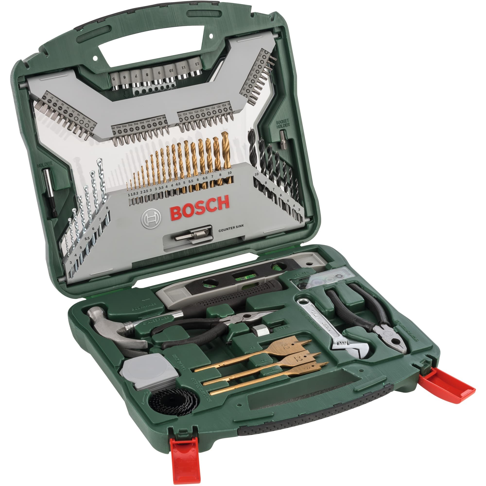 X-Line Titanium Bohrer- und Schrauber-Set, 103-teilig, Bohrer- & Bit-Satz