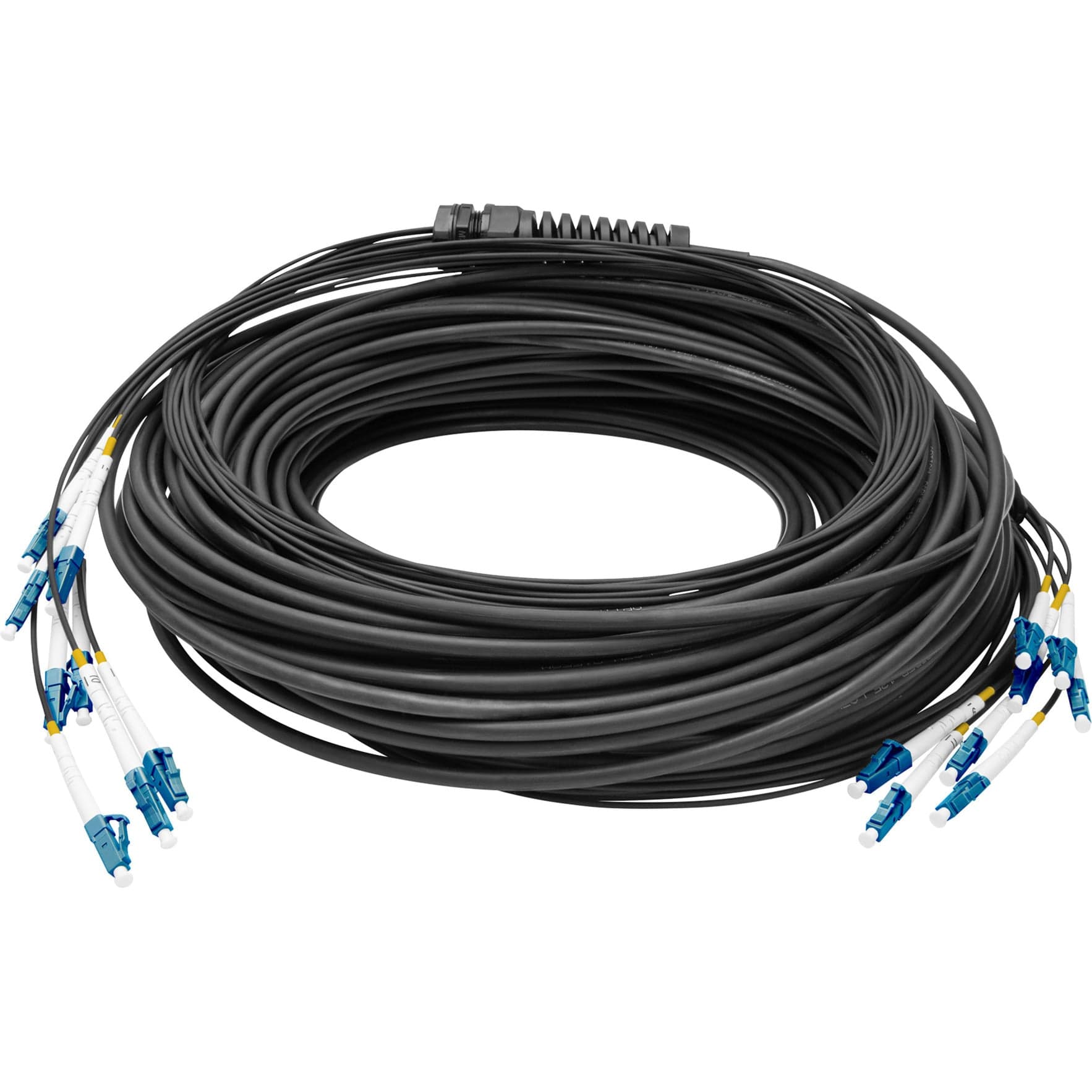 Glasfaser Universal Breakout Kabel, Duplex, LC/UPC Stecker, Singlemode OS2