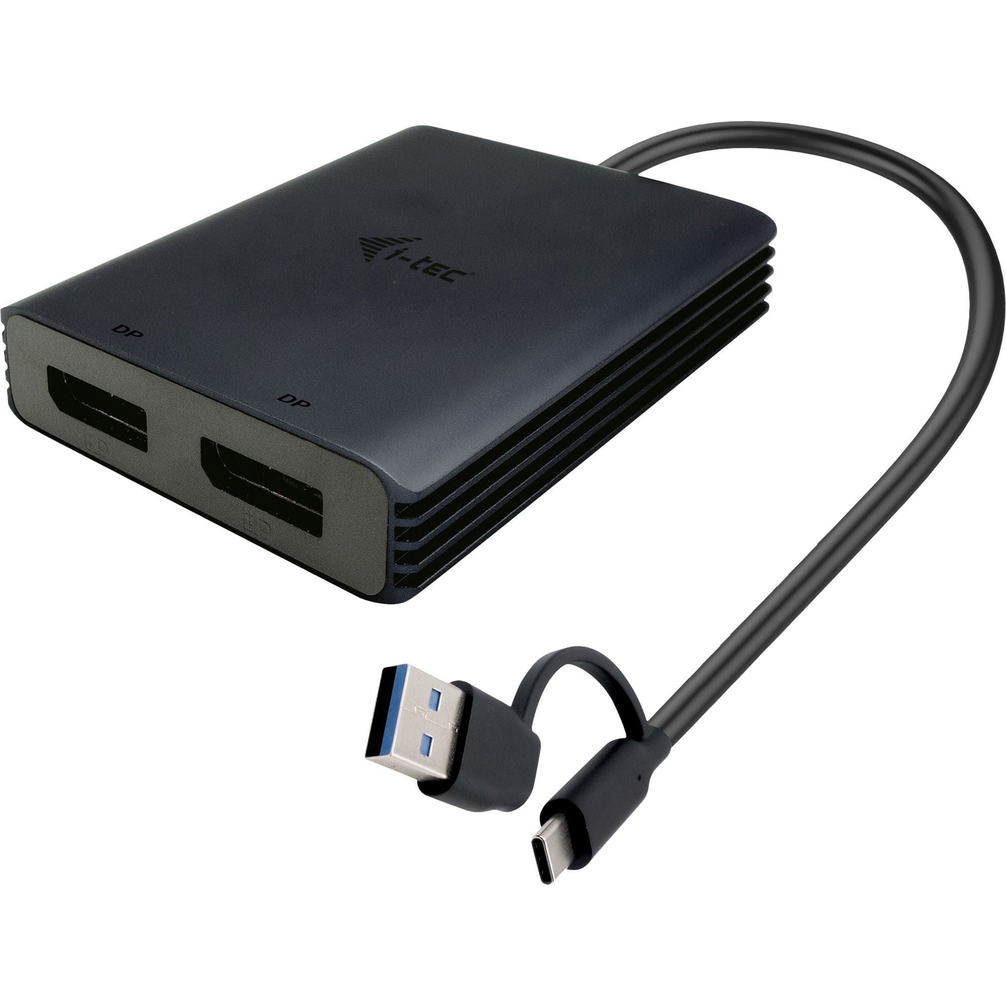 Video Adapter USB-A/USB-C > Dual DisplayPort 4K / 60Hz