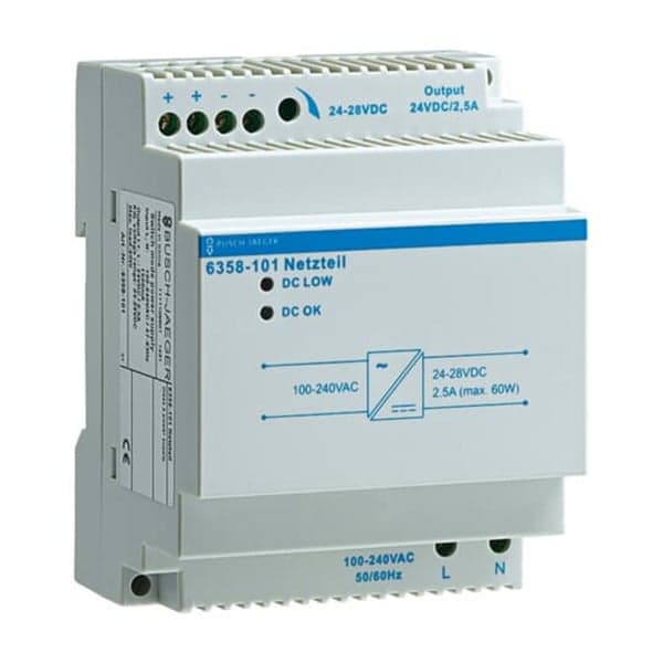 Netzteil Regelgerät 230 Volt auf 24 Volt, 2500 Milliampere, Typ 6358-101